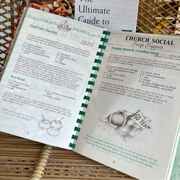 Hometown Harvest: Hardcover Cookbook Hearty Recipes Warm Fall Memories! - Picture 6 of 8